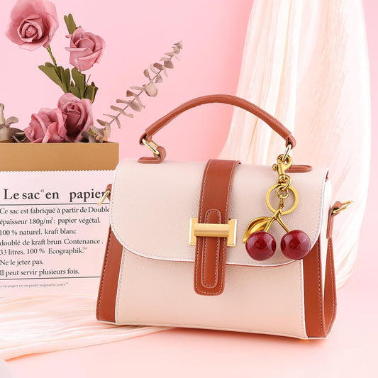 Cherry Bag Charm Cute Key Chains Cherry Purse Charms for Handbags, Strawberry Keychain Gifts for Women