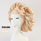 Crowned in Silk Hair Bonnet