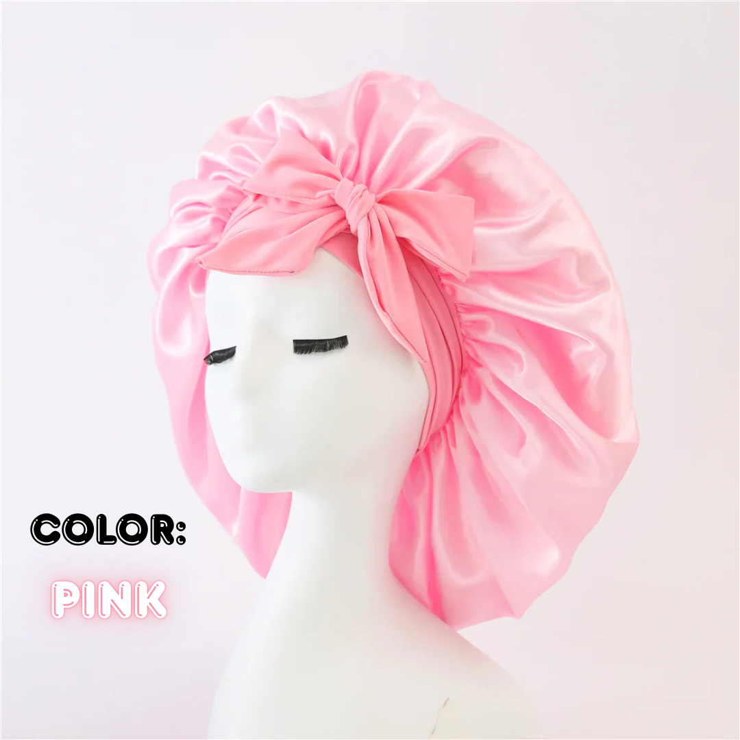 Crowned in Silk Hair Bonnet