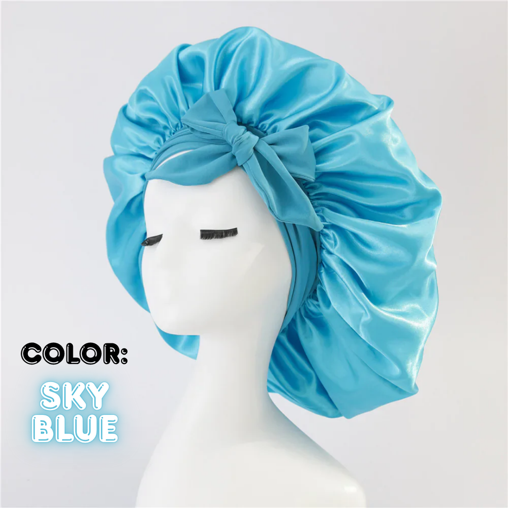 Crowned in Silk Hair Bonnet