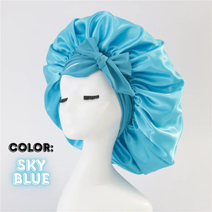 Crowned in Silk Hair Bonnet