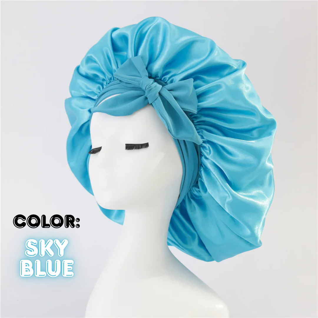 Crowned in Silk Hair Bonnet