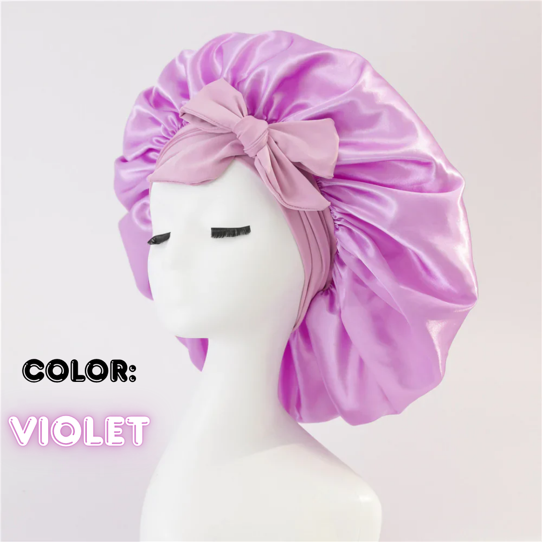 Crowned in Silk Hair Bonnet