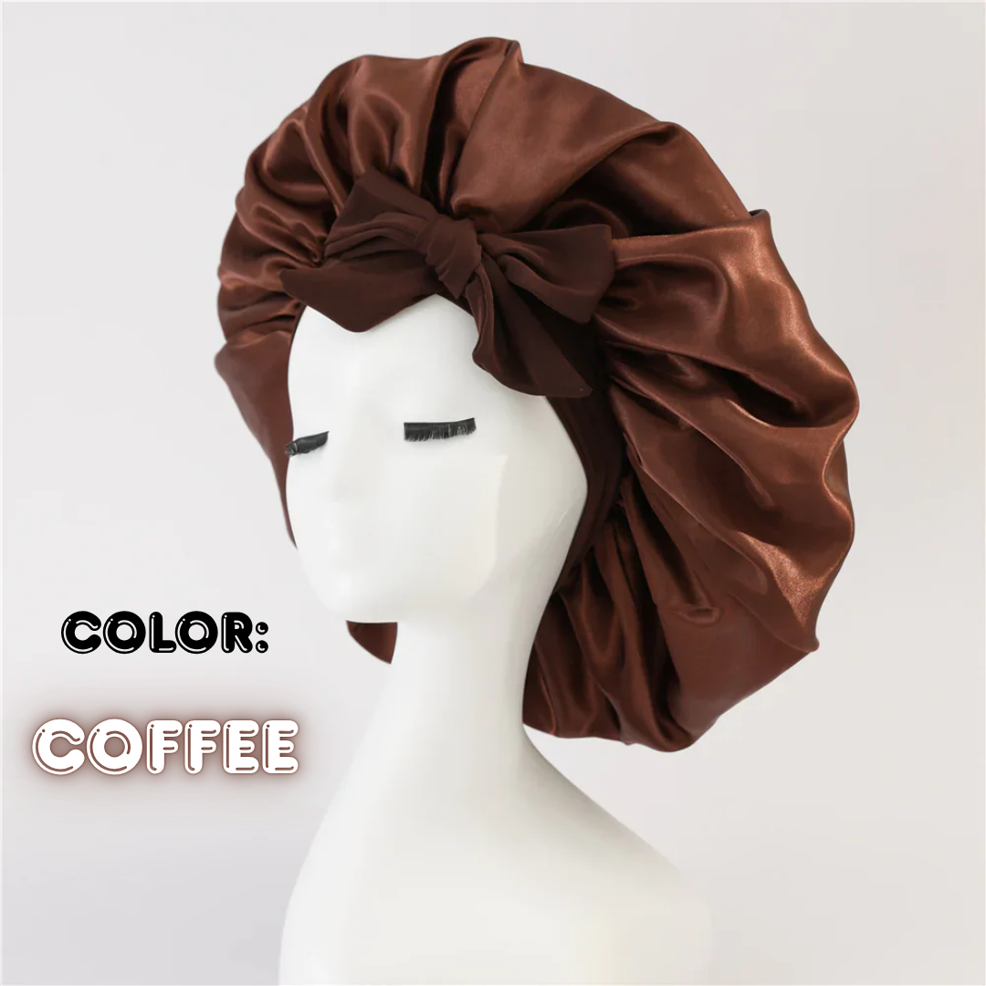 Crowned in Silk Hair Bonnet