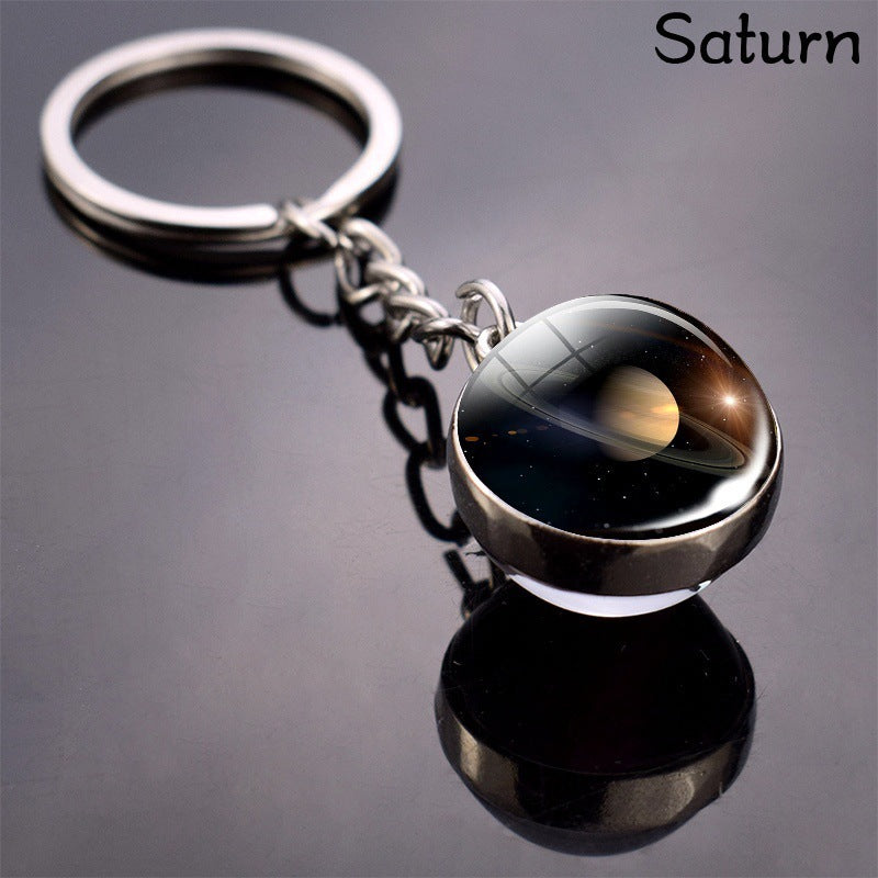 Galaxy Keychain Collection | 3D Double-Sided Planet Keychains for Space Lovers