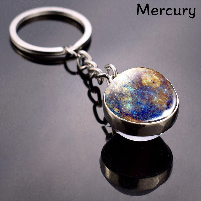 Galaxy Keychain Collection | 3D Double-Sided Planet Keychains for Space Lovers