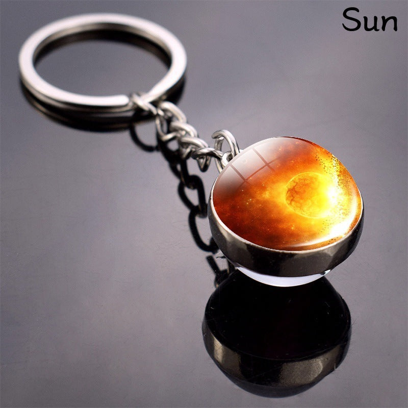 Galaxy Keychain Collection | 3D Double-Sided Planet Keychains for Space Lovers