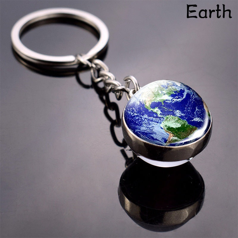 Galaxy Keychain Collection | 3D Double-Sided Planet Keychains for Space Lovers