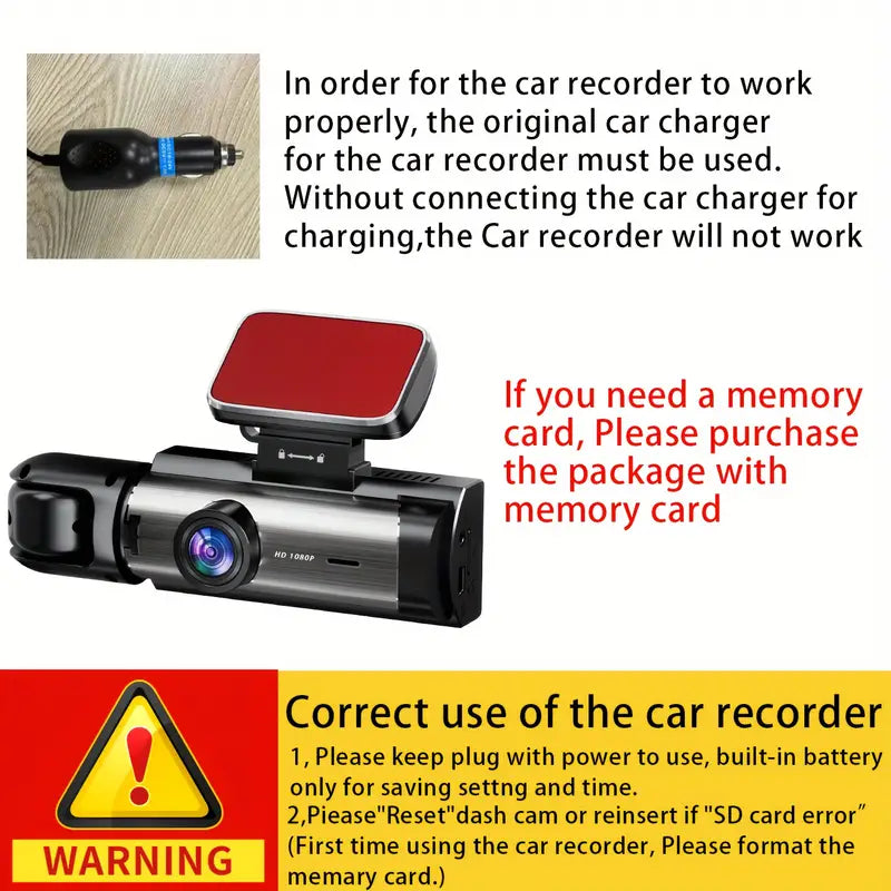 MeView Dual-lens HD 316" Driving Recorder