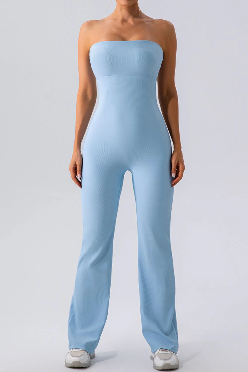 Flairé™ Sleeveless Straight Active Jumpsuit