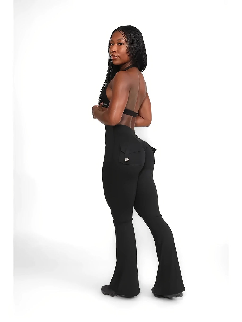 Women's 30" flared yoga pants by Flairé™