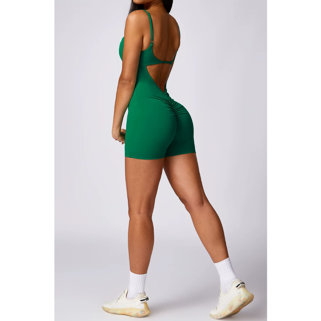 Flairé™ Seamless Sculpt Yoga Jumpsuit – Women’s One-Piece Activewear