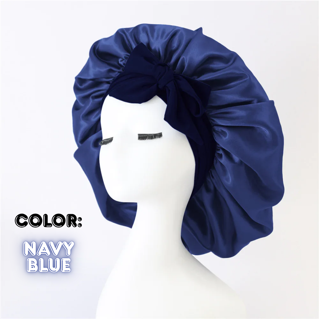 Crowned in Silk Hair Bonnet
