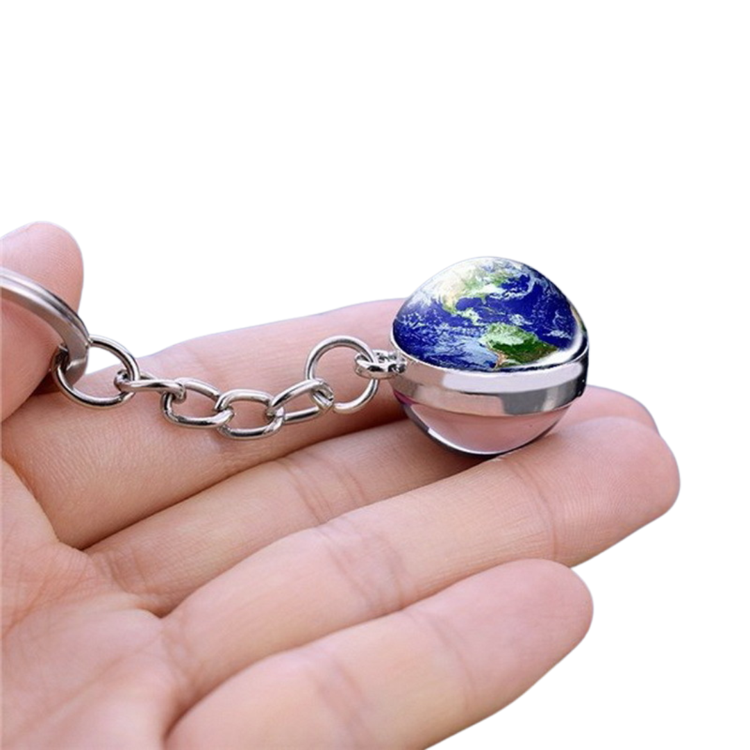 Galaxy Keychain Collection | 3D Double-Sided Planet Keychains for Space Lovers