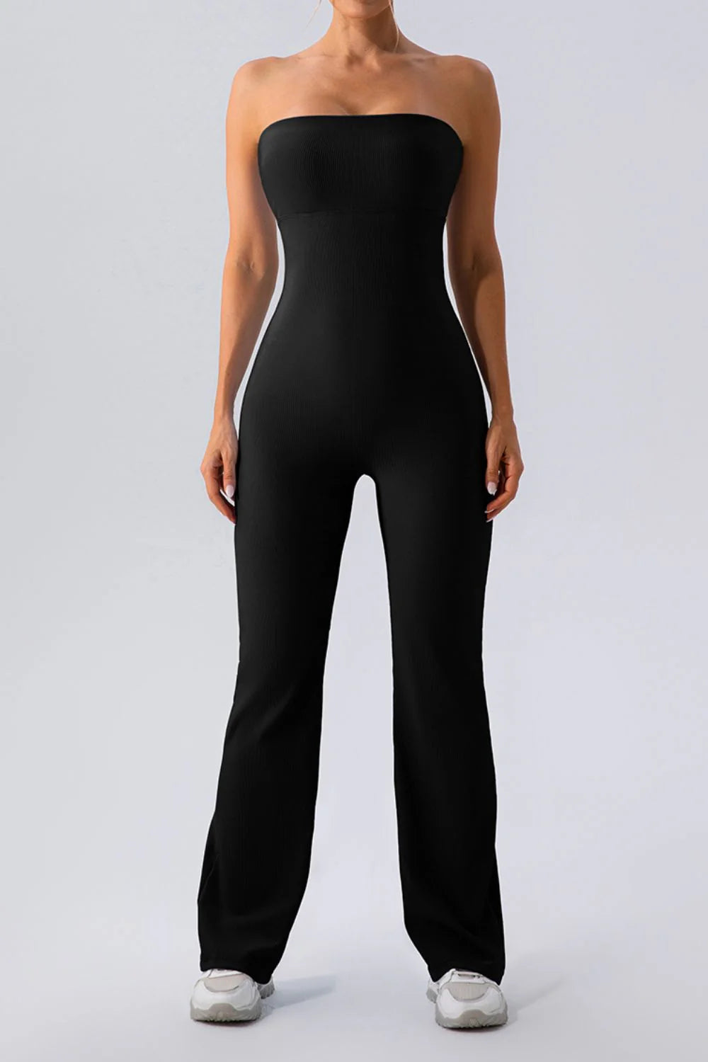 Flairé™ Sleeveless Straight Active Jumpsuit