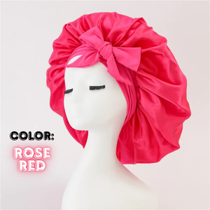 Crowned in Silk Hair Bonnet