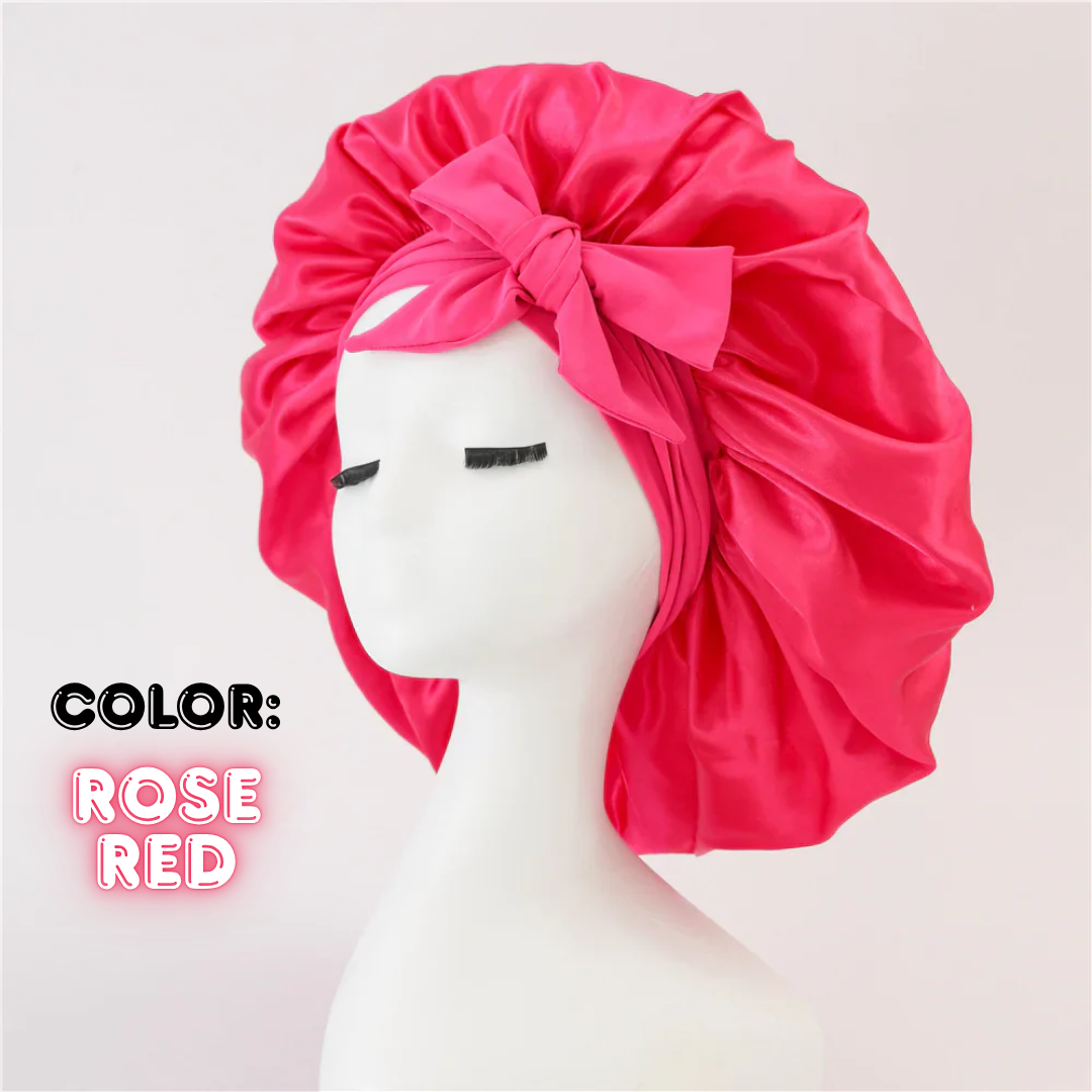 Crowned in Silk Hair Bonnet