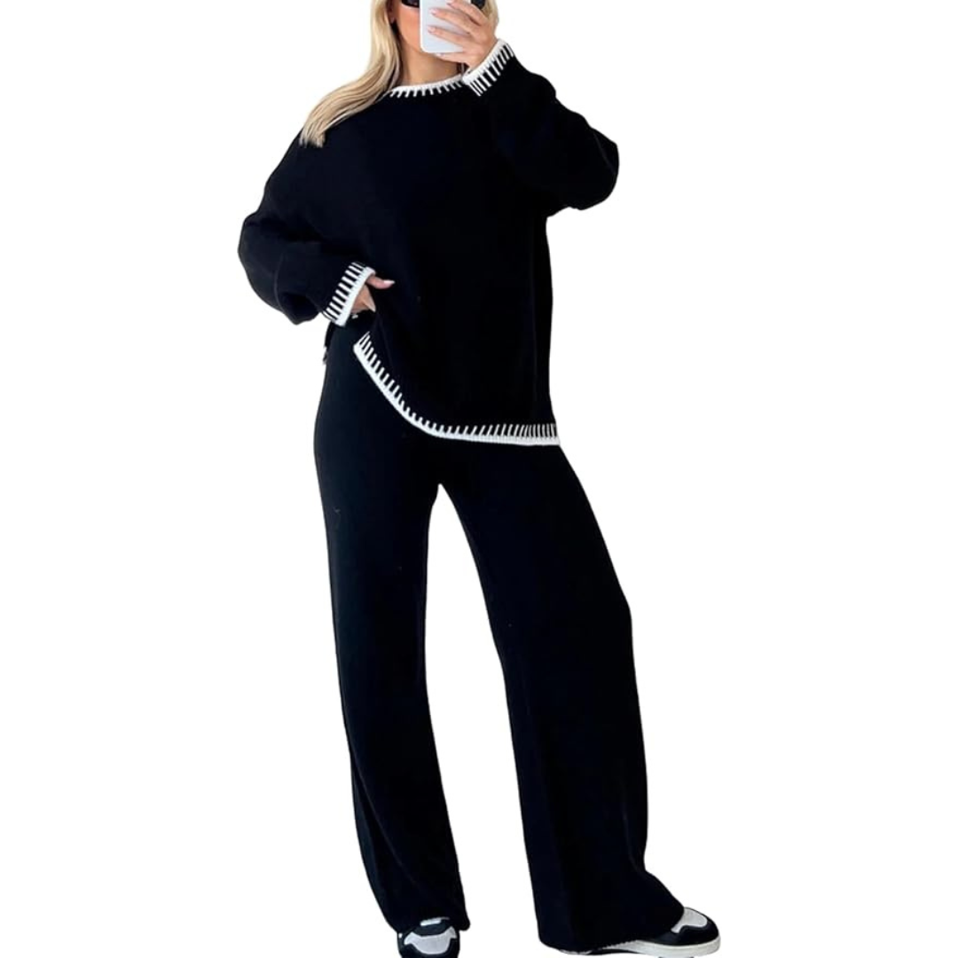 LÁVINE™ Elegant Autumn & Winter Suit for Women | Warm Tailored Two-Piece Set