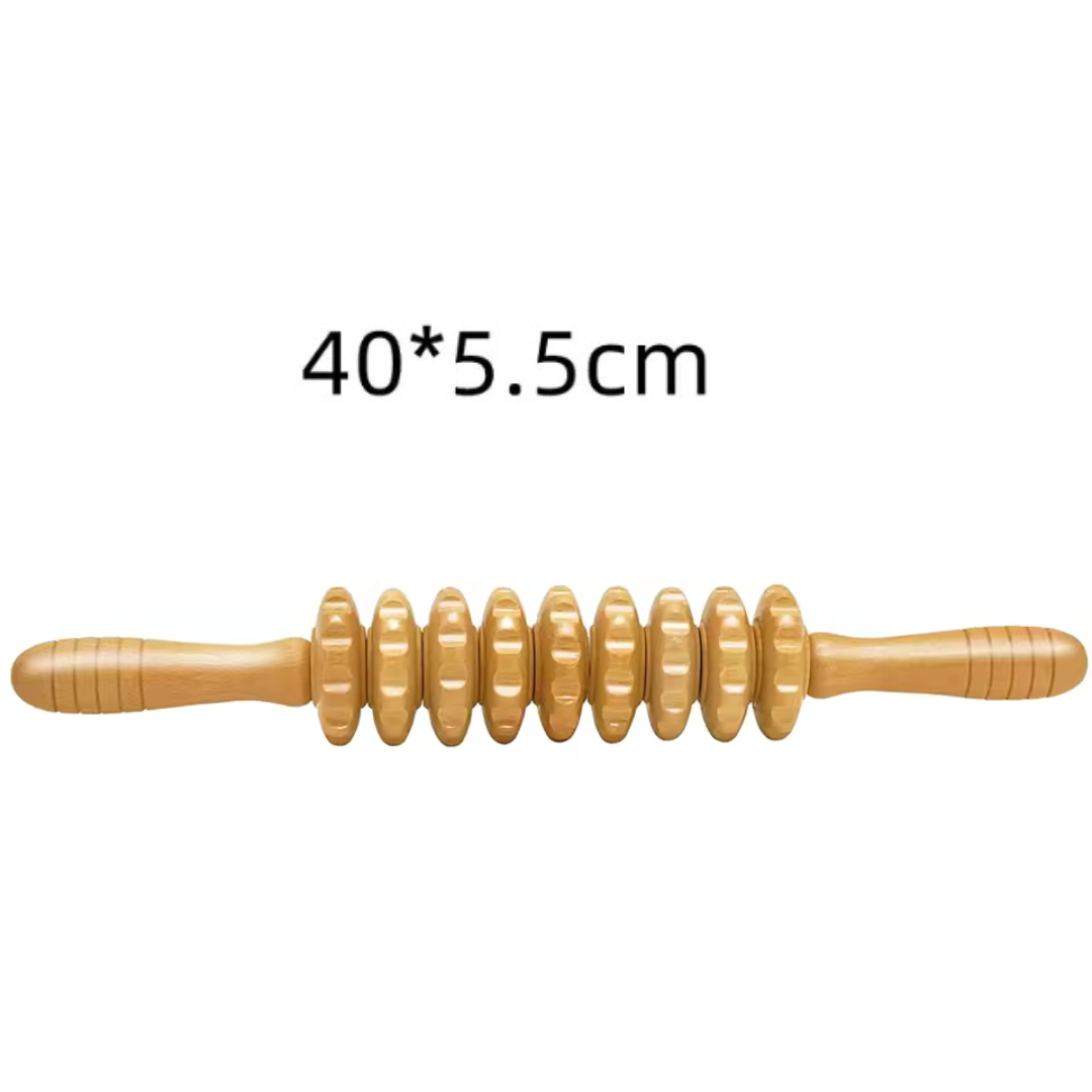 Sculpt & Smooth Wooden Massage Roller Set