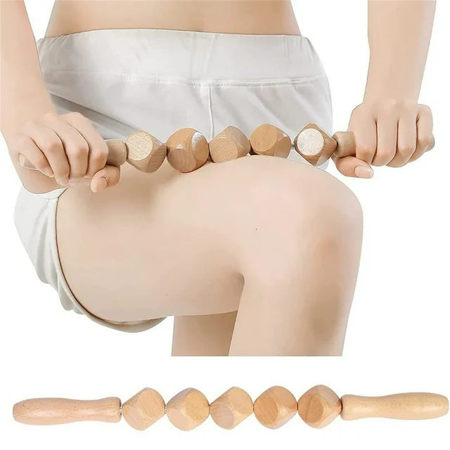 Sculpt & Smooth Wooden Massage Roller Set
