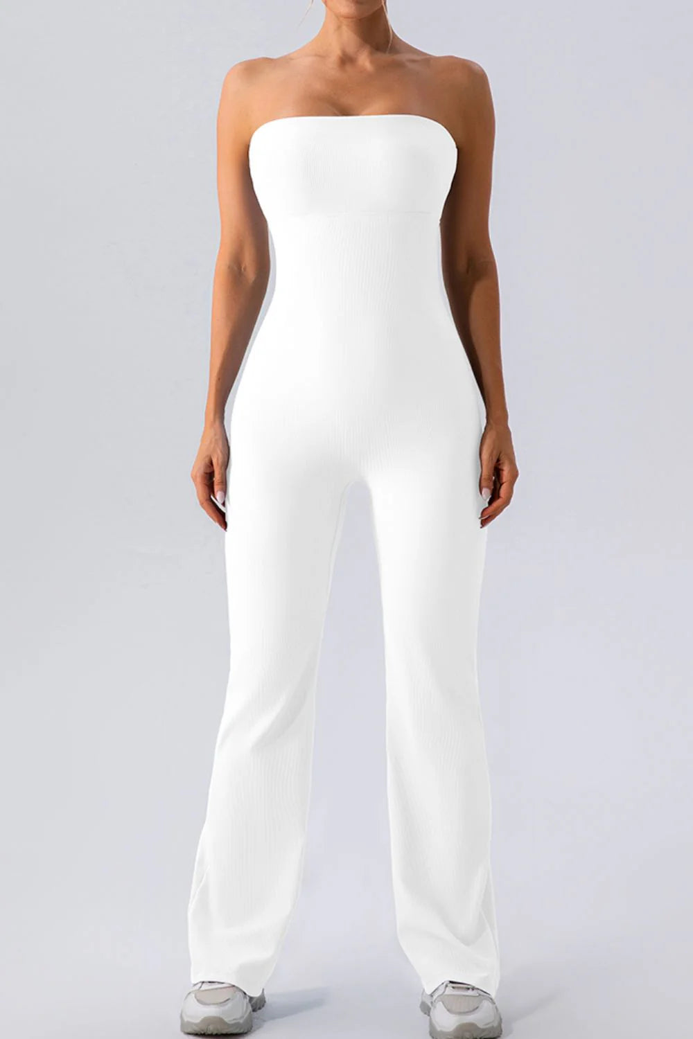 Flairé™ Sleeveless Straight Active Jumpsuit
