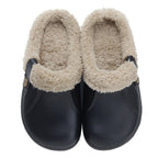 Waterproof cotton slippers women winter platform