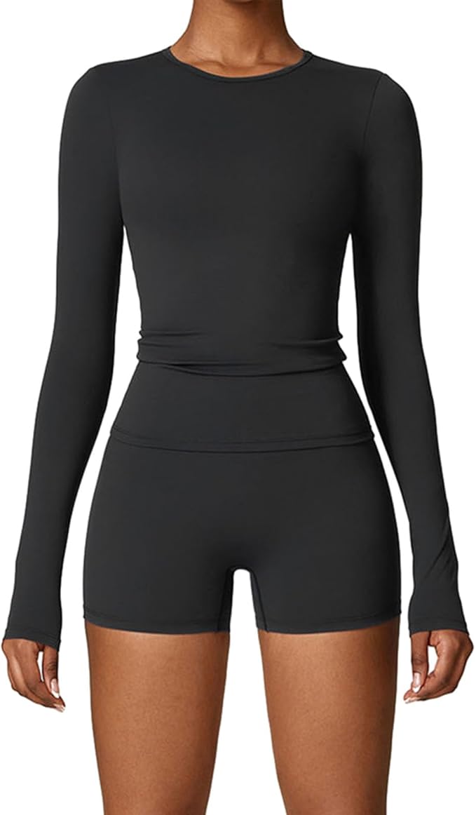 Flairé™ Women's Long Sleeve Sports Yoga Top