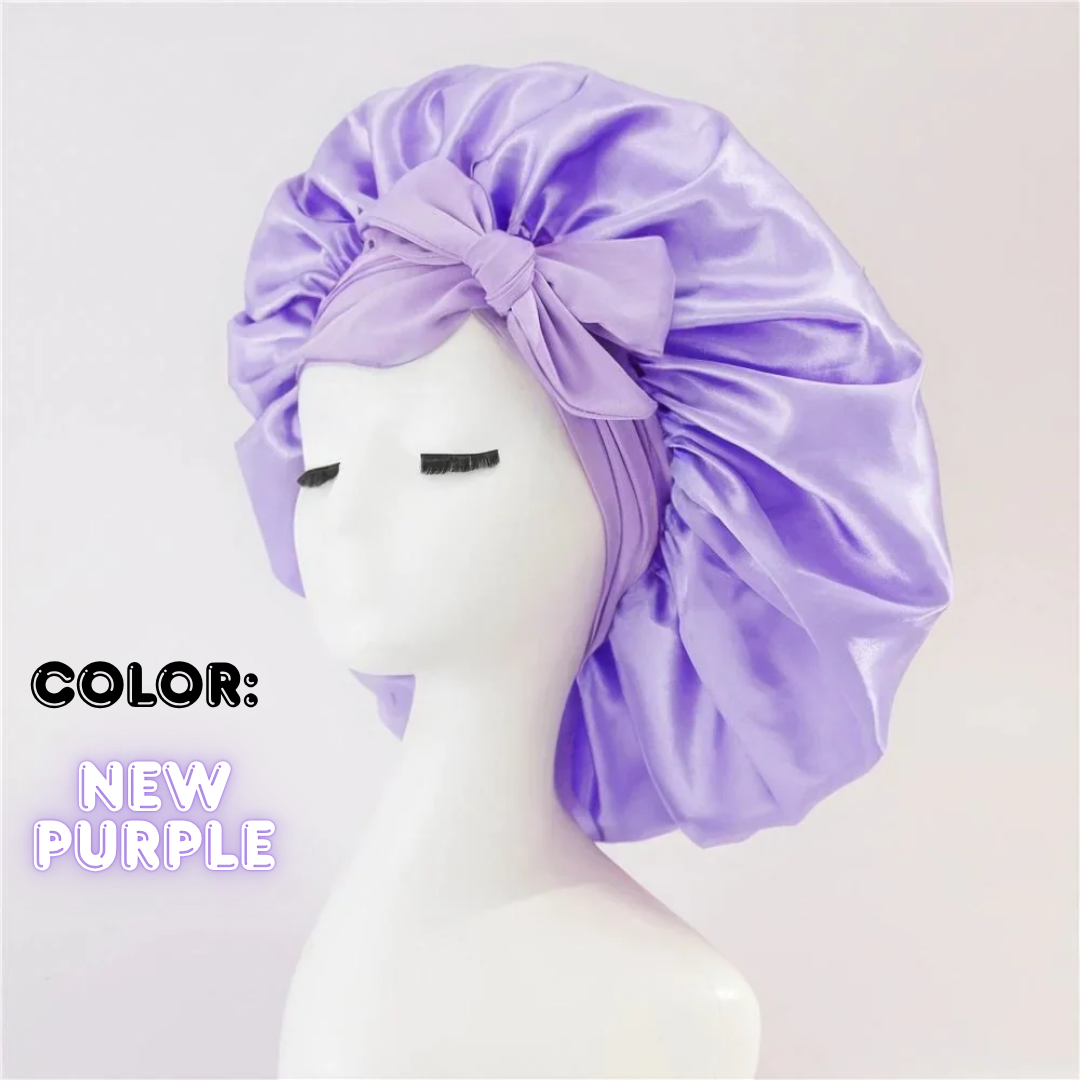 Crowned in Silk Hair Bonnet
