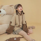 Korean Style Fleece Sweatshirt Set | Thick Warm Hoodie Outfit for Autumn & Winter