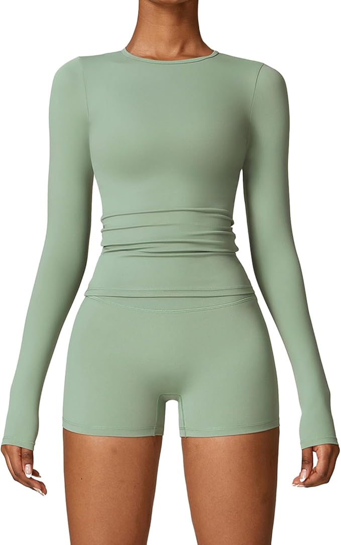 Flairé™ Women's Long Sleeve Sports Yoga Top