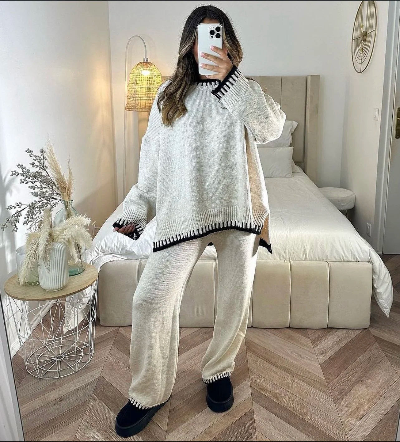 LÁVINE™ Elegant Autumn & Winter Suit for Women | Warm Tailored Two-Piece Set