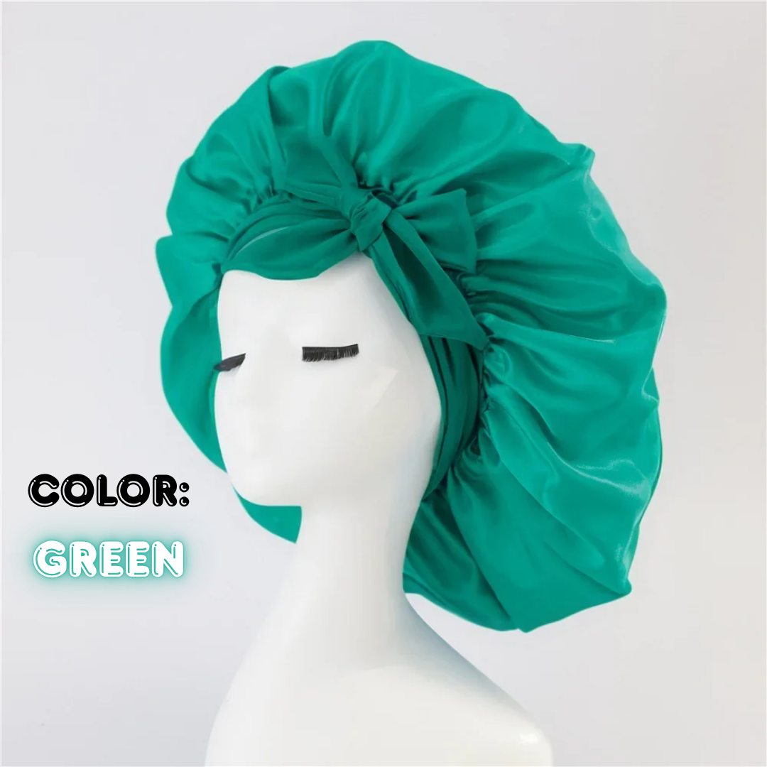 Crowned in Silk Hair Bonnet