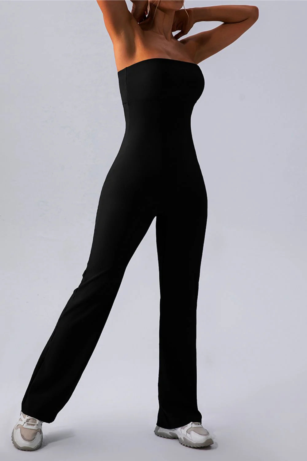 Flairé™ Sleeveless Straight Active Jumpsuit