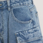 Retro Baggy Cargo Pants | Y2K High-Waisted Streetwear with Pockets for Women