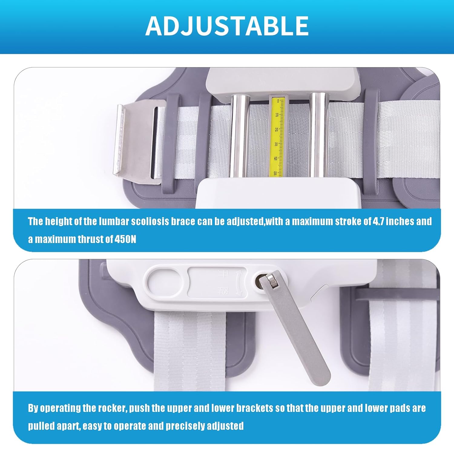Adjustable Lumbar Support Belt