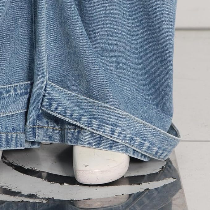 Retro Baggy Cargo Pants | Y2K High-Waisted Streetwear with Pockets for Women