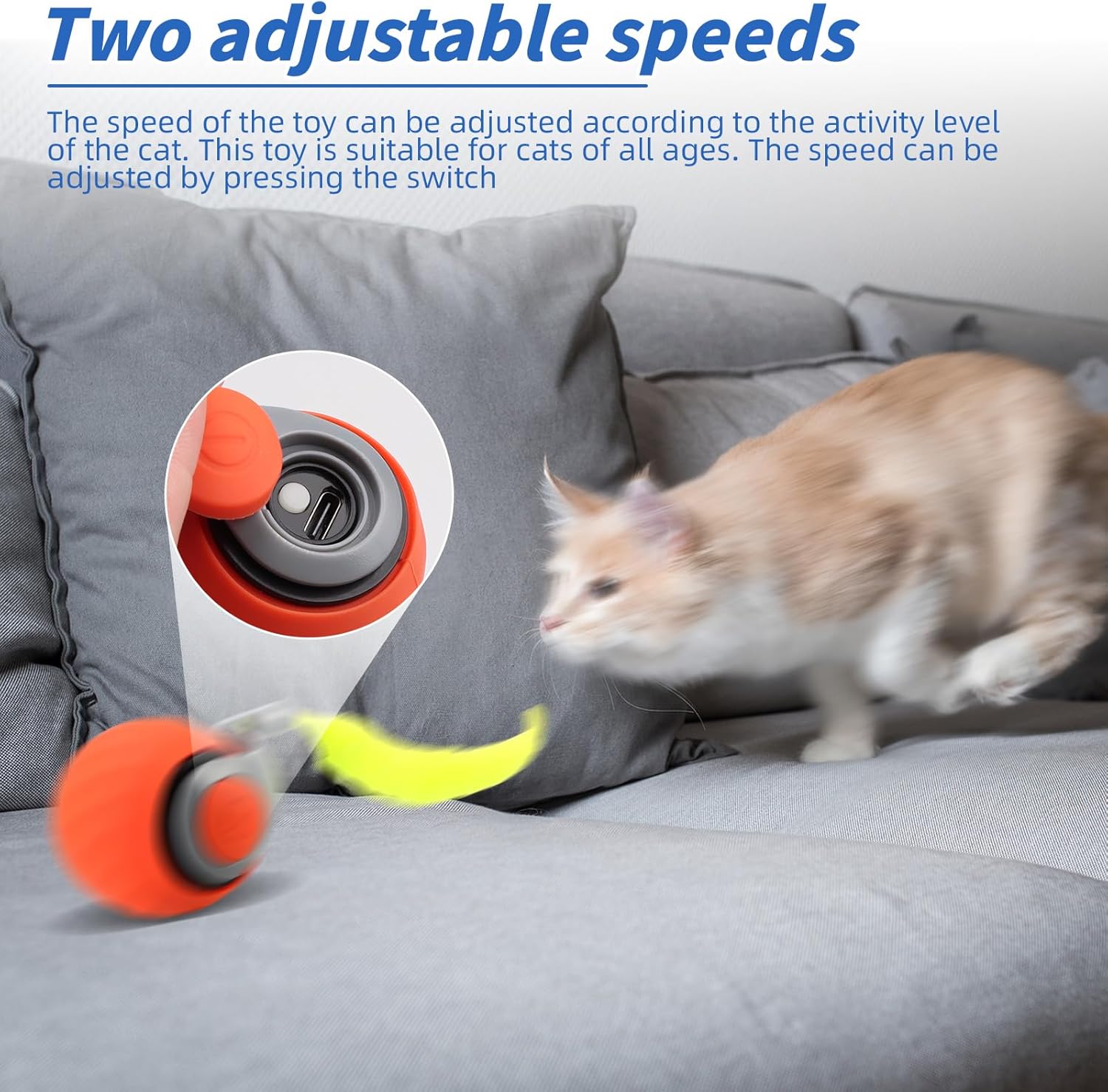 PouncePlay™ Smart Pet Toy Ball