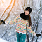 4-Piece Women’s Winter Hat, Scarf & Gloves Set – Warm, Soft & Touchscreen Friendly
