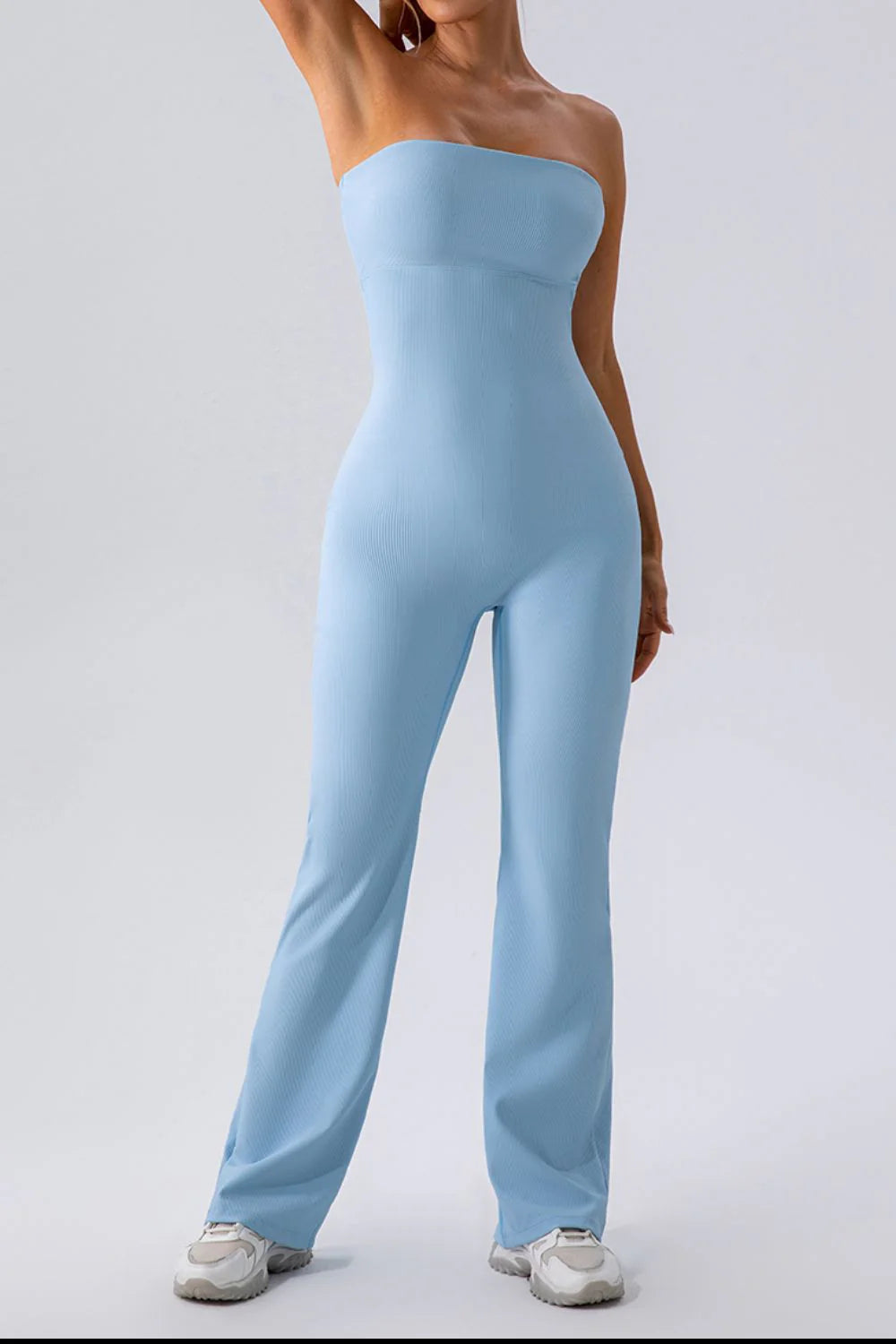 Flairé™ Sleeveless Straight Active Jumpsuit