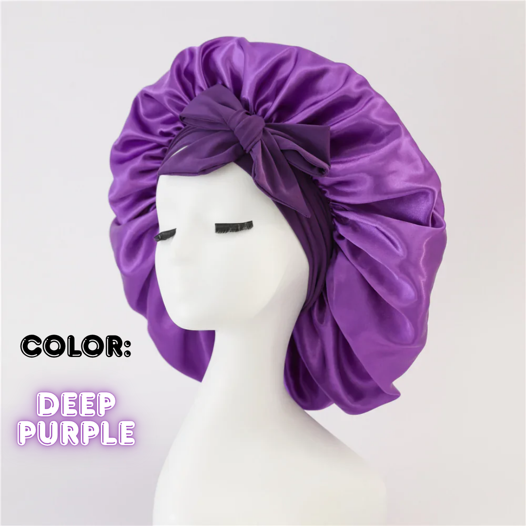 Crowned in Silk Hair Bonnet