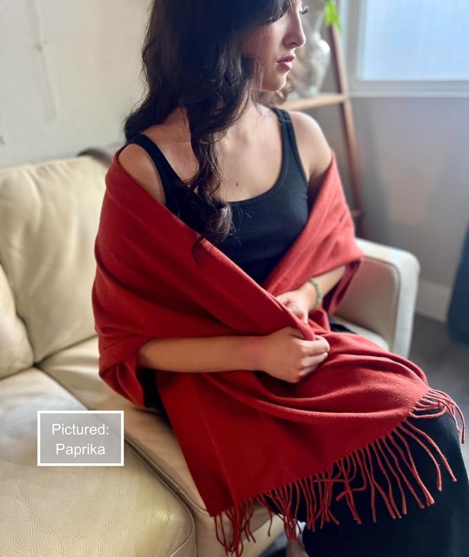 Humble Hilo Wool Blend Scarf – Soft, Warm & Timeless Unisex Winter Wrap