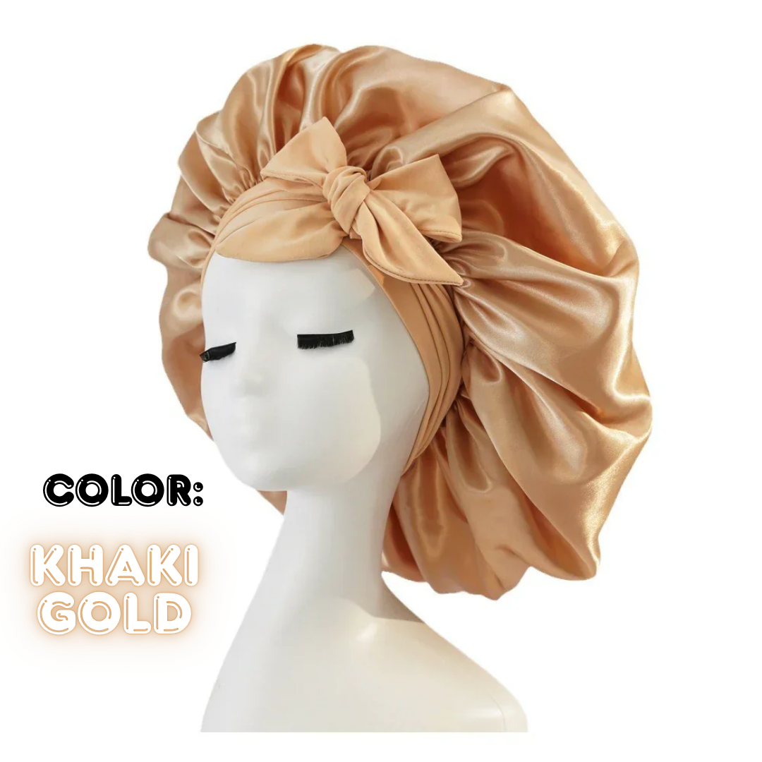 Crowned in Silk Hair Bonnet