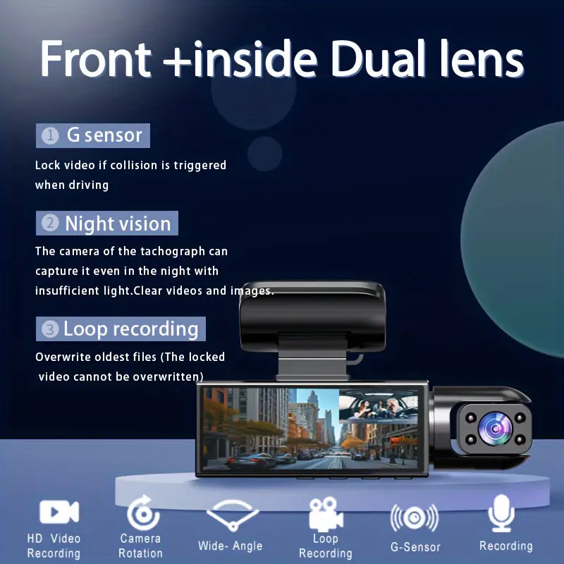 MeView Dual-lens HD 316" Driving Recorder