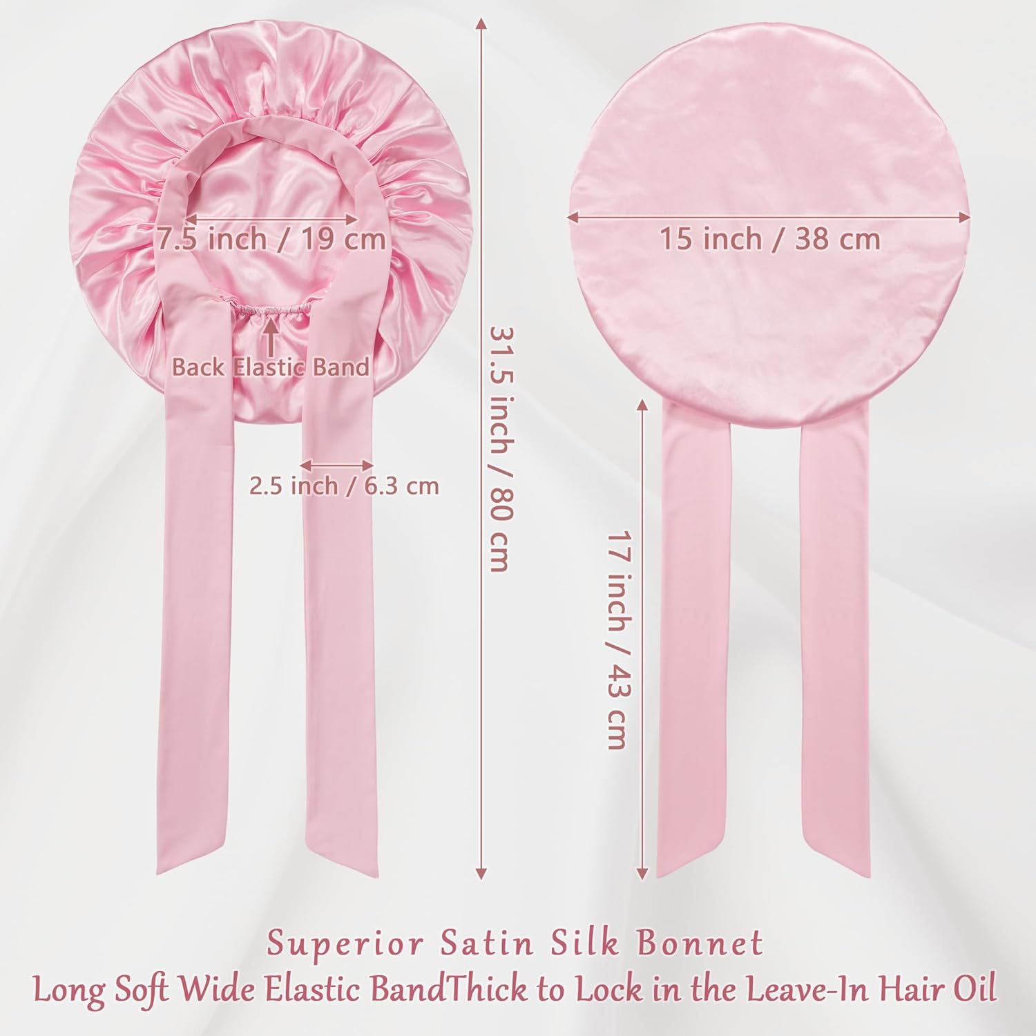 Crowned in Silk Hair Bonnet