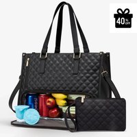 Insulated Lunch & Laptop Bag – Stylish 2-in-1 Work & Travel Tote