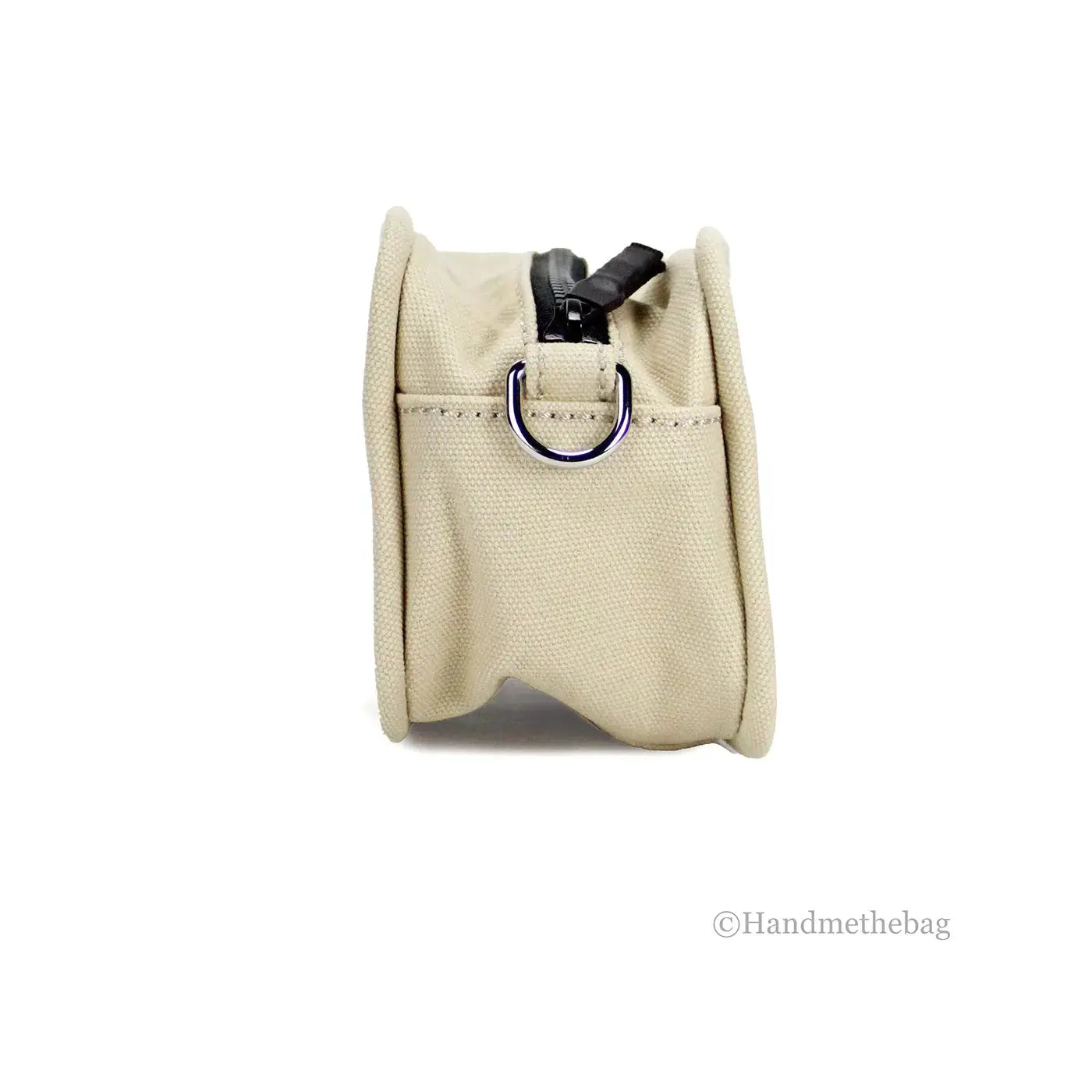 Beige Hypes Inventory camera bag crossbody with adjustable strap, stylish and functional for carrying camera gear comfortably.