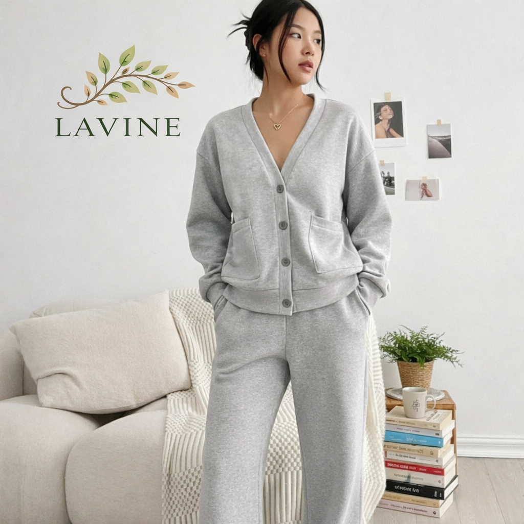 LÁVINE™ Slouchy Luxe Two-Piece Set