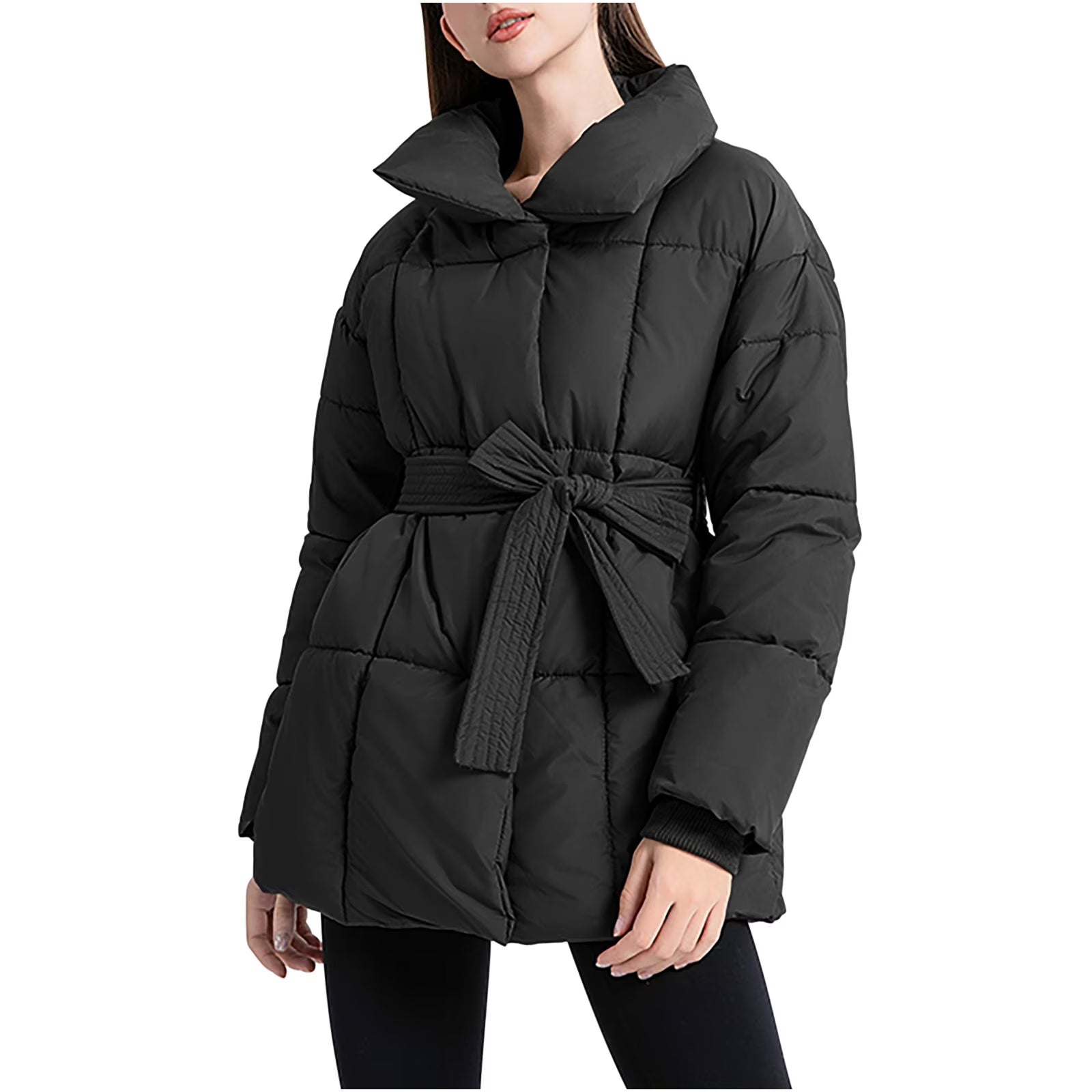 Women’s Mid-Length Down Jacket – Warm, Lightweight & Stylish Winter Coat