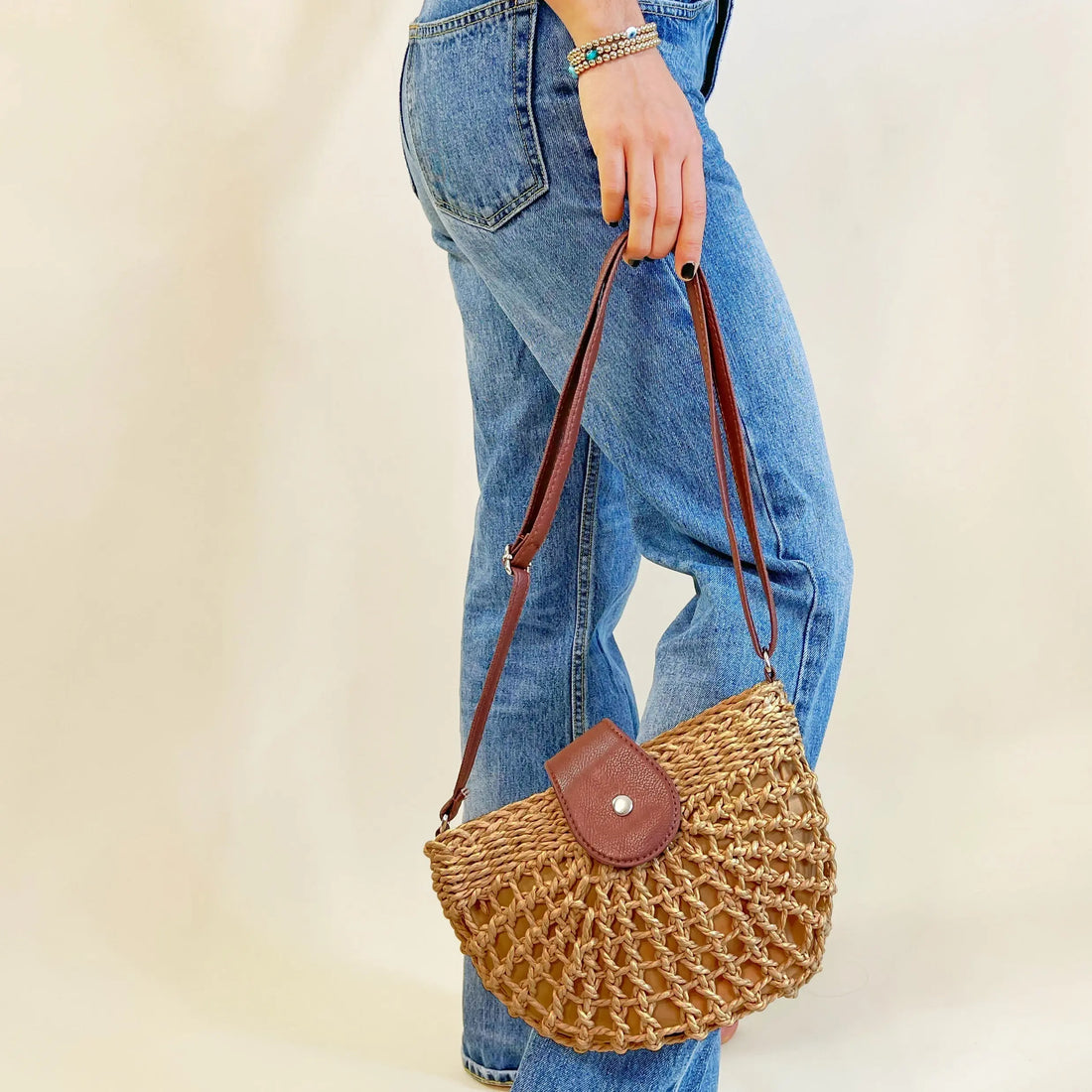 Coco Shoulder Bag for Women – Half Moon Vegan Leather Purse Hypes Inventory