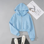 Loose Hooded Net Top